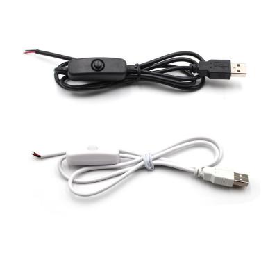 China Electronic USB to Open End Cable with 501 Switch Power Charging Cable for FT 2 FT 3 for sale