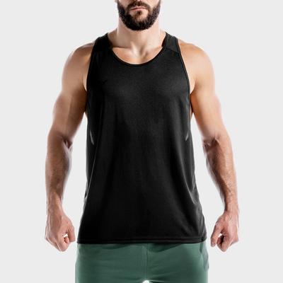 China Custom QUICK DRY Logo Cotton Running Workout Athletic Vest Custom Casual Men's Fitness Gym Quick Dry Tank Top for sale