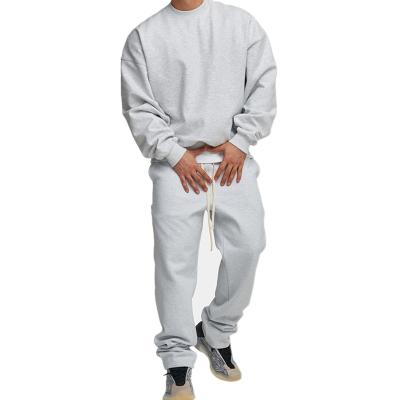 China Wholesale Logo Tracksuit Pullover Sweatpants Custom Made Breathable 2 Pieces Set Men's Jogging Training Sweatsuit for sale