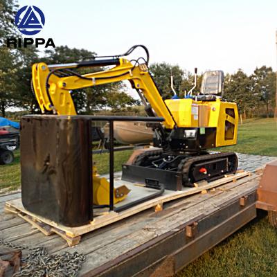 China Building Material Stores Rippa 0.8 1 ton mini excavadora mini excavator price bagger escavatore micro excavator digger for sale for sale