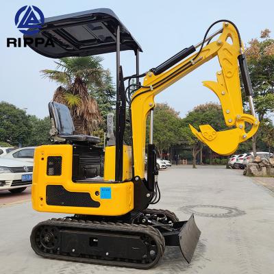 China Excavadora Escavator Shovel Digger Mini Excavator Ton Mini Crawler 1 Rippa Minibagger Construction Material Stores for sale