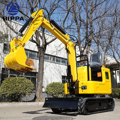 China Building Material Shops Rippa New Micro Hydraulic Mini Excavator 1 Ton Small Digger For French for sale