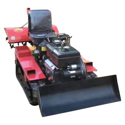 China Farms Crawler Cultivator Farm Tiller Trencher Agricultural Lawn Mower for sale