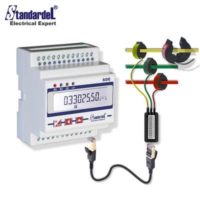 China SDE430-C three 3 phase power analyzer meter energy meter RS485 modbus with Max Demand SDE430-C for sale