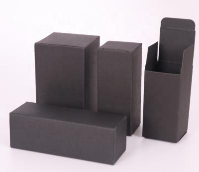 China Recyclable Custom Black White Square Creative Kraft Paperboard Box Round Logo Printing Matte Box git for sale