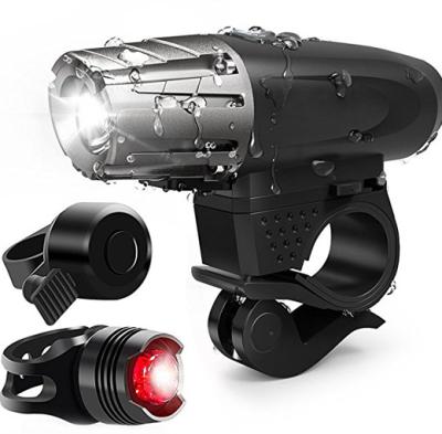 China Bicycle Led Lightweight USB Rechargeable Bike Light Front Light Tail Light for sale