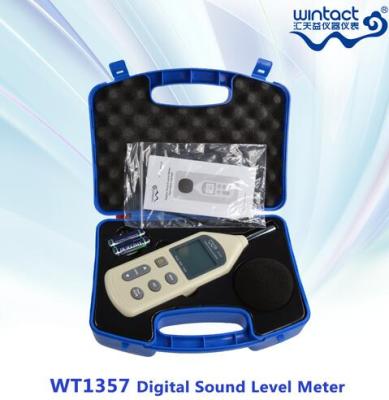 China Digital Sound Level Meter Noise Tester WT1357 (30~130dB) 27*19*6.5cm for sale