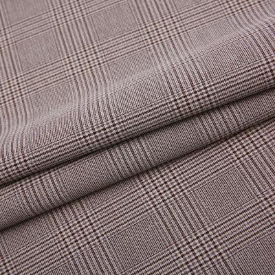 China 2022 new arrival custom woven plaid double faced printed spandex stretch rayon blend fabric for dress for sale