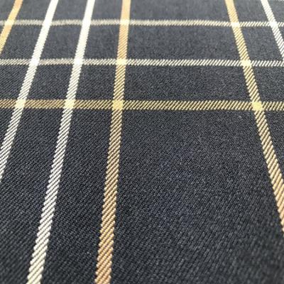 China 2019 Check Design TR SPandex Composition Twill 4 Way Flame Retardant Stretch Fabric For Suits Or Pants for sale