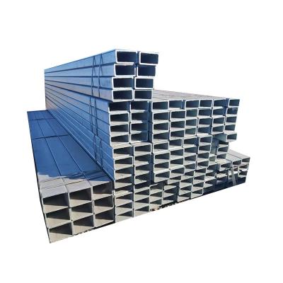 China MS ERW Liquid Section Hollow Pipe Square Rectangle Round Pipe Hollow Iron Pipe Welded Steel Pipe Black Tube for sale