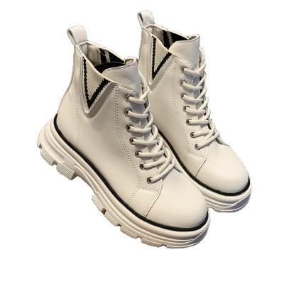 China Lightweight Women's PU Leather Boots 2021 New Design Sole Upper CIA Elegant Lady Shoes for sale