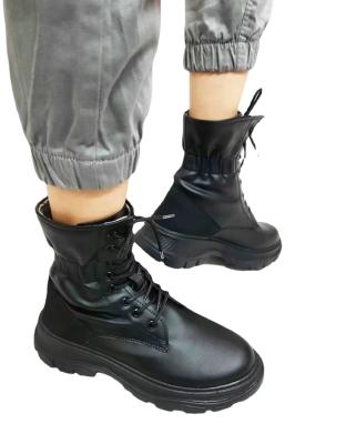 China New fashion Anti-slippery women boots 2021 lace up women's warm boot winter shoe women's boot for sale