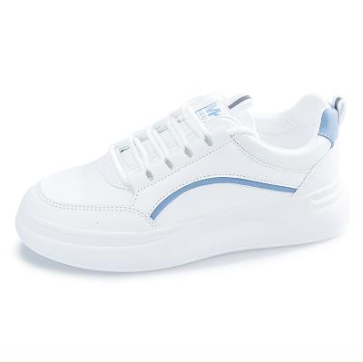 China Fashion Trend Women's Casual Shoes With Flat Lady Shoes Sneakers 2021 White Women PU EVA Light Weight Walking Shoes for sale