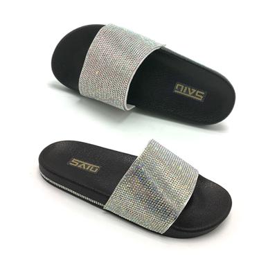 China Hot Selling Lightweight PU EVA Stylish 36-41# Summer Wholesale Women's Slippers for sale