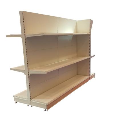 China Store Retail Display Rack Single Sided Supermarket Gondola Shelf Standard Unit for sale