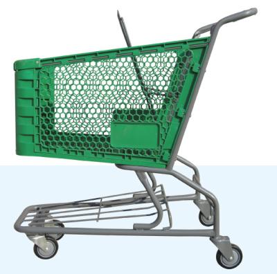 China Folding Plastic Shopping Cart Cars for sale