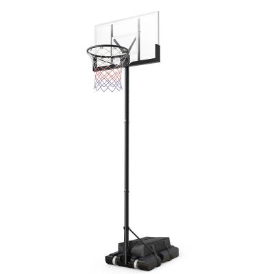 China Unbreakable Upgraded Painted Antufer BS03 44inch Iron Backboard Metal Frame 10ft Basketball Hoop Stand Height Adjustments 7.5 To Youth Kids for sale