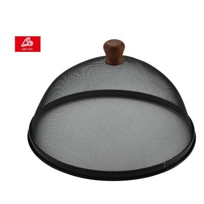 China High Quality Sustainable Metal Mesh Dome Food Cover, Reusable Mesh Picnic Cover for sale