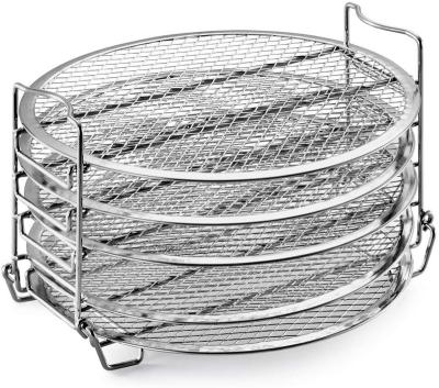 China Sustainable Hot Selling Good Quality Stainless Steel Dehydrator Rack For Air Fryer And Pressure Cooker for sale