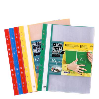 China A4 PP Eco - Friendly Portable Display Book With 10/20 Pockets for sale