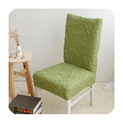 China High quality washable chair covers wedding decoration jacquard chair cover for dining room for sale