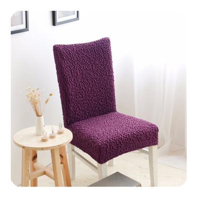 China Durable Spandex Purple Chair Covers For Events Fashion Home Stretch Banquet Chair Cover for sale