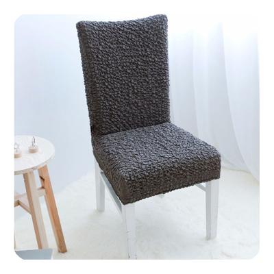 China Simple Home Removable Washable Polyester Spandex Dining Room Cover Chair Decoration Elastic Chair Cover for sale