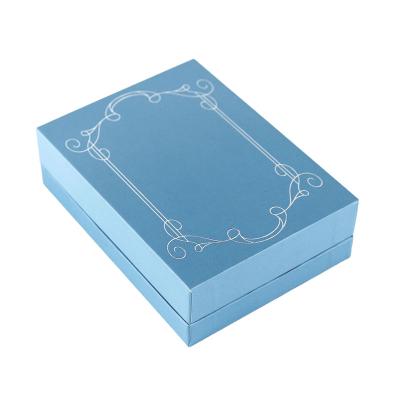 China Recycled Custom Printed Materials Kit Box Velvet Paper Packaging Jewelry Box Inner Packaging With Logo for sale