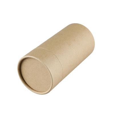 China Recycled Materials Custom Recycled Tube Kraft Brown Small Round Cylinder Gift Box Craft Food Paper Paper Tube for sale