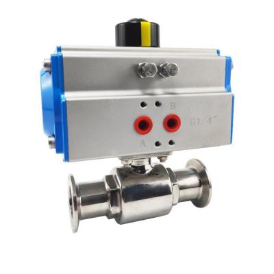 China General New Arrival Latest Design 2 Way Food Grade Flange Sanitary Ball Valve for sale