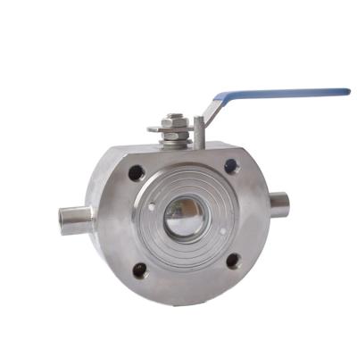 China Factory General Convenient Practical Sales Thin Type Jacketed Ball Valve for sale