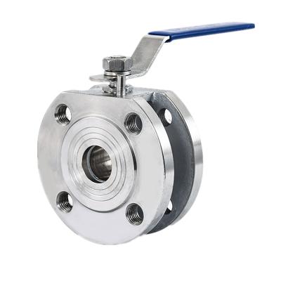 China General 2021 Low Price Industrial Slim Type 304 Stainless Steel Ball Valve for sale