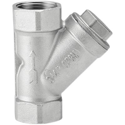 China General Safe High Quality Durable Stainless Steel Y Type Filter Thread Valve for sale