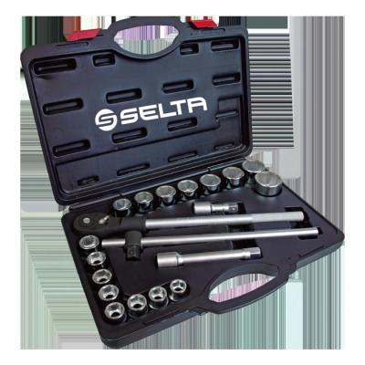 China Auto Repair SELTA New Products 20 Pcs 3/4 Dr. Socket Set Tool Kit Tool Box for sale