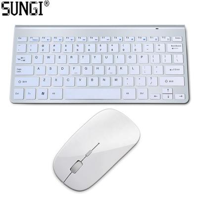 China For Home Office Freee Sample Quality Large Ultra Thin 2.4Ghz Wireless Keyboard And Mouse Combo For Apple Computer for sale