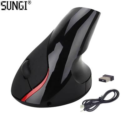 China SUNGI S6 Desktop Wireless Rechargeable Ergonomic Mouse CE ROHS Certificate Vertical Standard 1000 1200 1600 DPI for sale