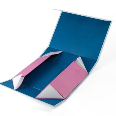 China Recyclable Hot Sale Cosmetic Collapsible Foldable Magnetic Storage Box Folding Closing Magnetic Paper Box for sale