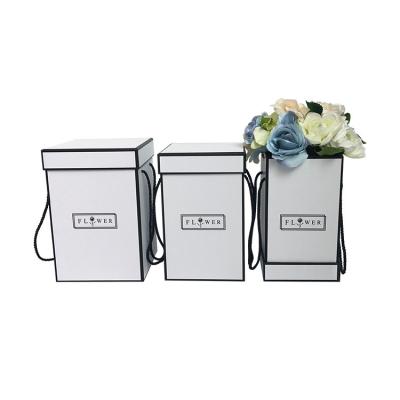 China Good Handmade China Cylinder Flower Box Flower Boxes For Wrapping Paper Flower Box For Gift for sale