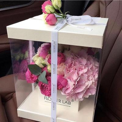 China Handmade Customized Plastic Flower Box Flower Box Flower Box for sale