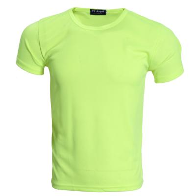 China Anti-pilling Stock Item Many Colors Sports Quick Dry OEM Plain Fit T-Shirt for sale