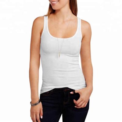 China Anti-pilling White Women Wear Fitness Crop Single Tank Top for sale