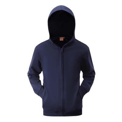 China Anti-Wrinkle Full Sleeve Long Sleeve Zipper Red Blue Gray Gray Thick Fleece Hoodies For Men for sale