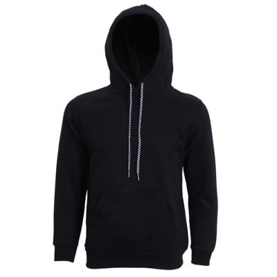 China Wholesale 350gsm 85% cotton 15% polyester plain anti-pilling black hoodie 12 colors option for sale