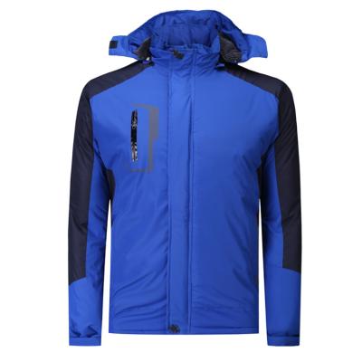 China Breathable Mountain Snowboarding Waterproof Outdoor Fleece Lined Mens Leather Jacket for sale