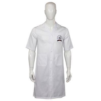 China OEM / ODM Hospital Staff Uniforms Eco - Friendly Wholesale White Lab Coat for sale