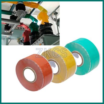 China Heat resistant And Low MOQ Self Adhesive Silicone Tape For Bus Bar for sale