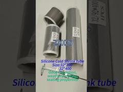 Black Silicone Cold Shrink Tubing for Cable Sealing in telecom base station