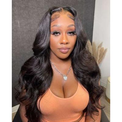 China Transparent Body Wave Brazilian Hair Hd Wear And Go Virgin Women Glueless Lace Frontal Wig Burmese Curly Hair Wholesale Raw Vendor for sale