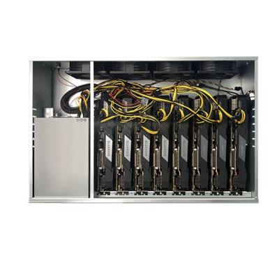 China poder Comsuption del minero 1000W de 220V AMD 588 etc ASIC con 8 tarjetas gráficas en venta