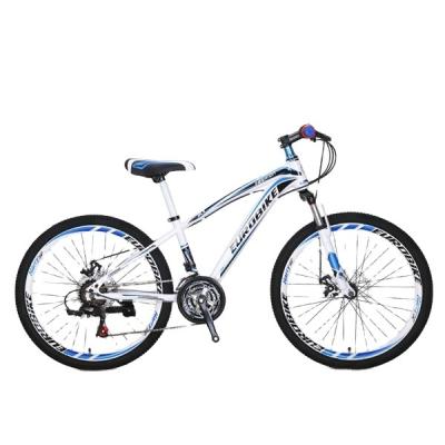 China Steel EUROBIKE 24 Inch Mountain Bikes With Mechanical Disc Brake 21 Speeds for sale